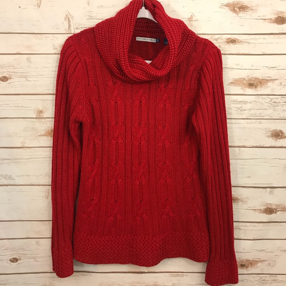 Bandolinblu Valentine’s Red Cable Knit Cow…